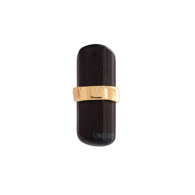 threadless: "Bound by Love" End in Gold with Natural Stone