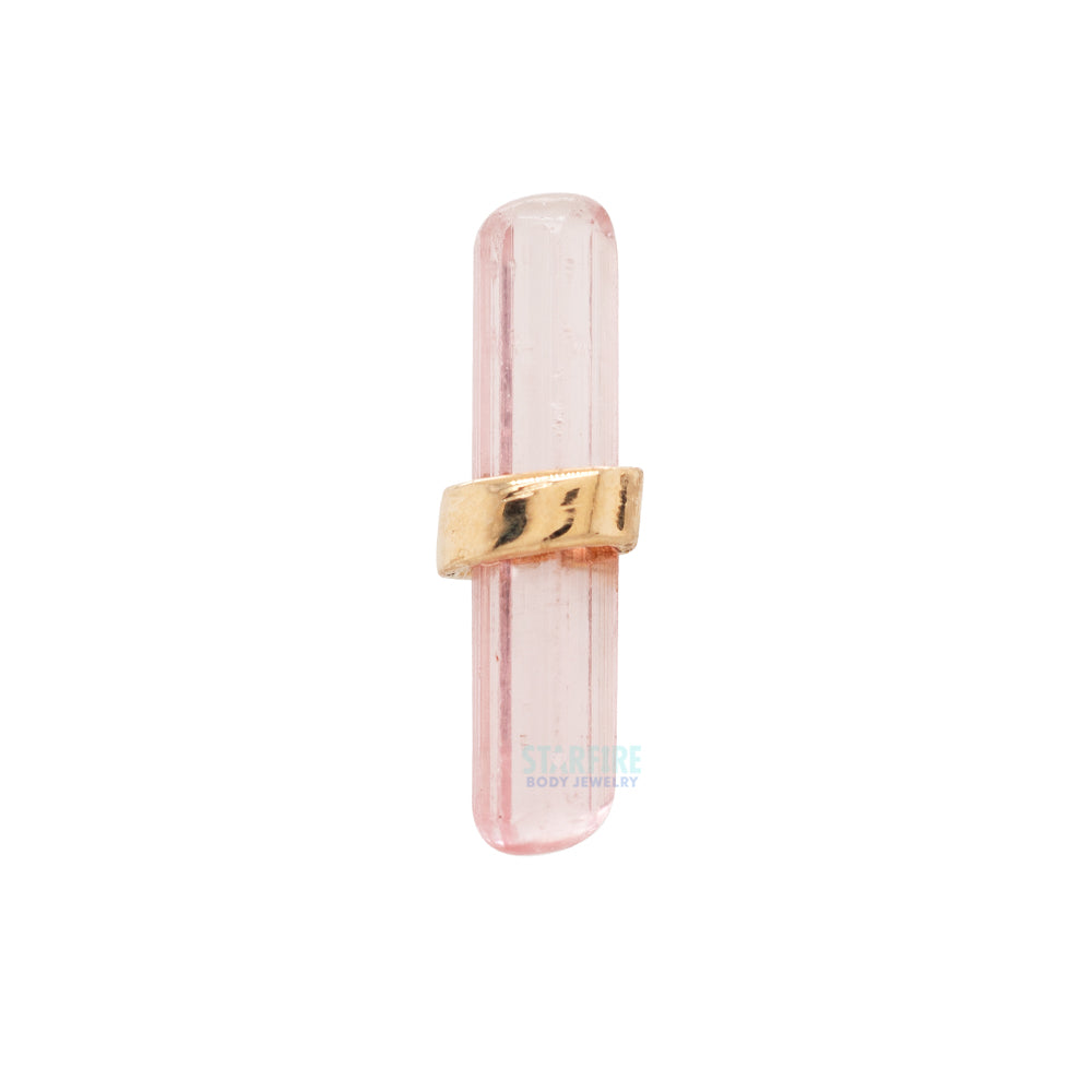 threadless: "Bound by Love" End in Gold with Natural Stone