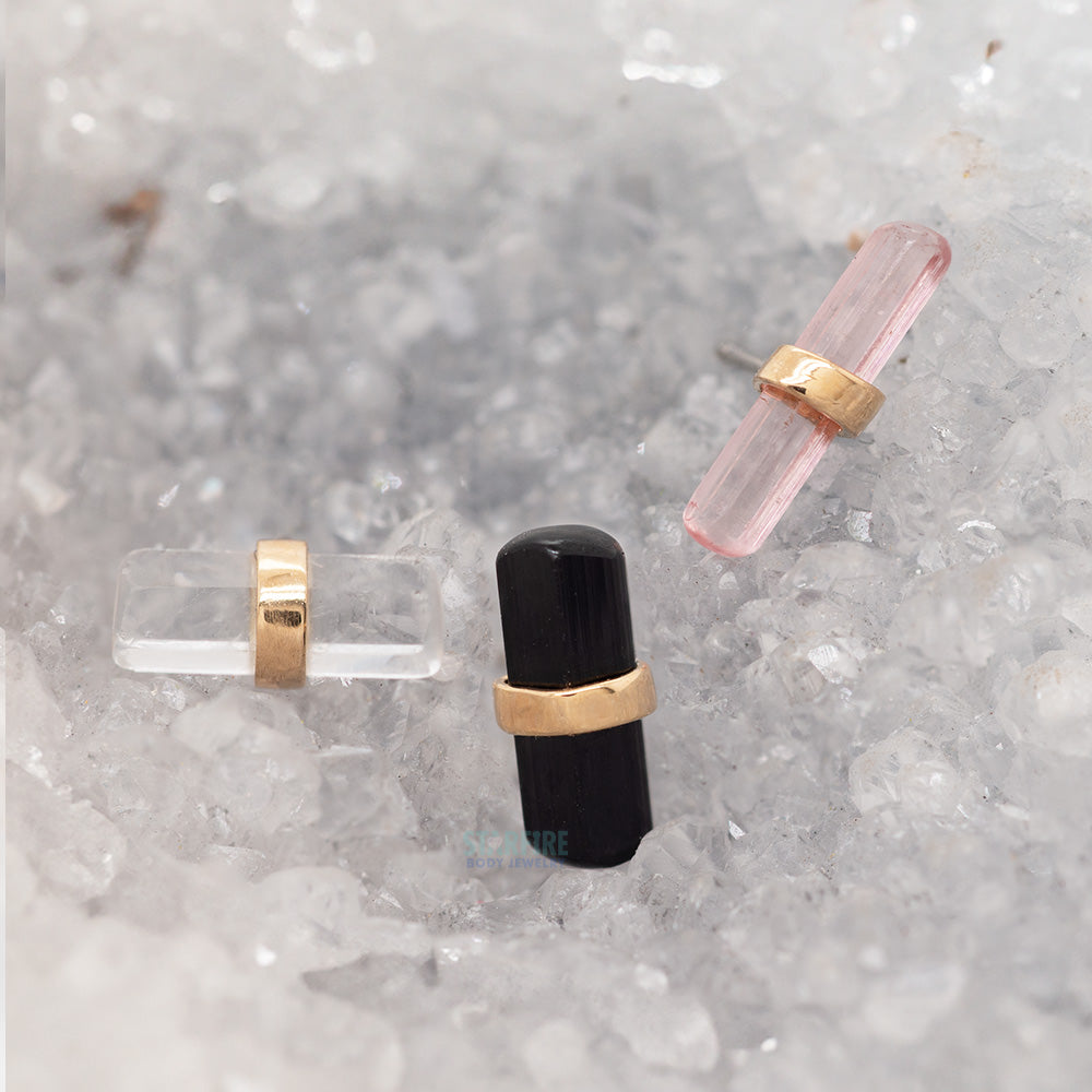 threadless: "Bound by Love" End in Gold with Natural Stone