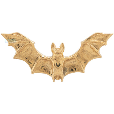 "Vampire Bat" Threaded End in Gold