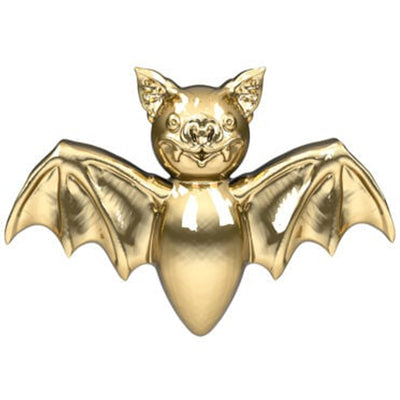 "Cute Vampire Bat" Threaded End in Gold