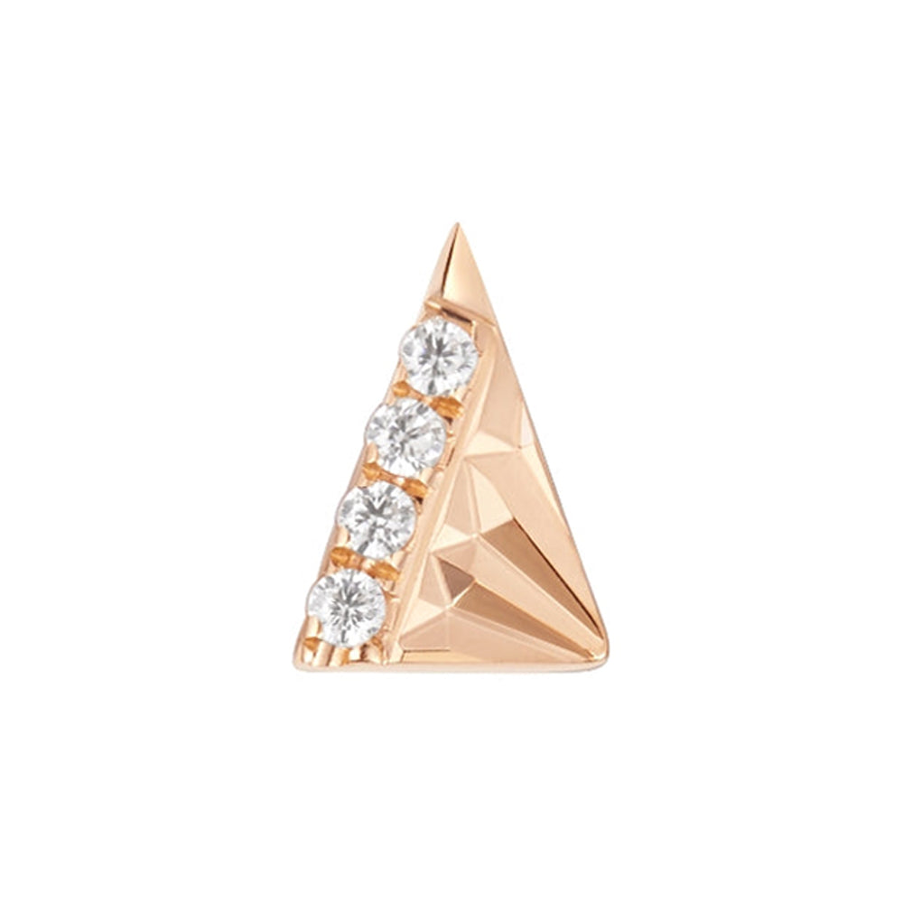 threadless: "Highlight" End in Gold with CZ's