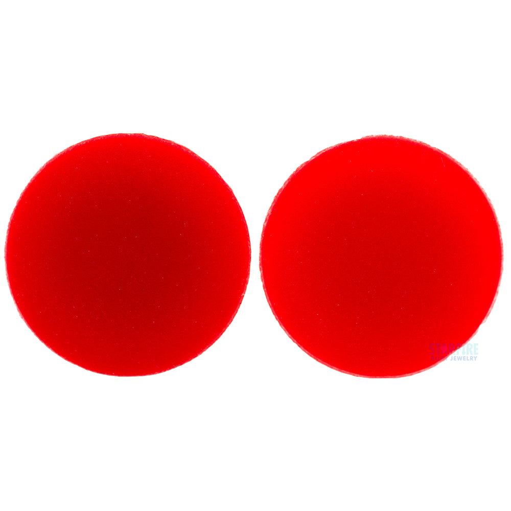 Silicone Skin Hollow Plug - Red