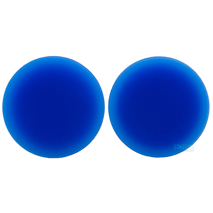 Silicone Skin Hollow Plug - Blue