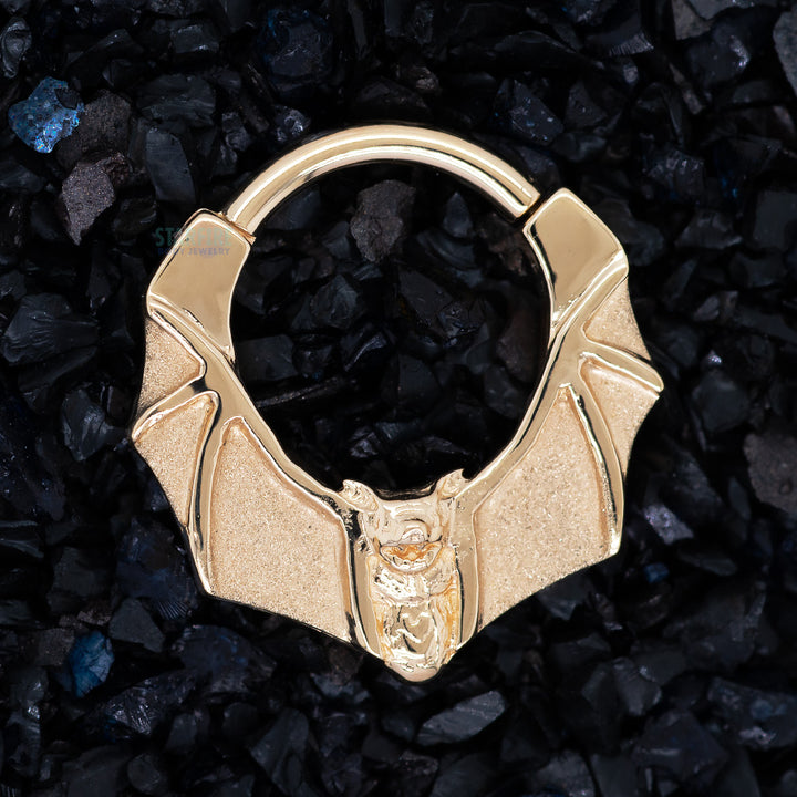 "Lilith" Hinge Ring in Gold & Platinum