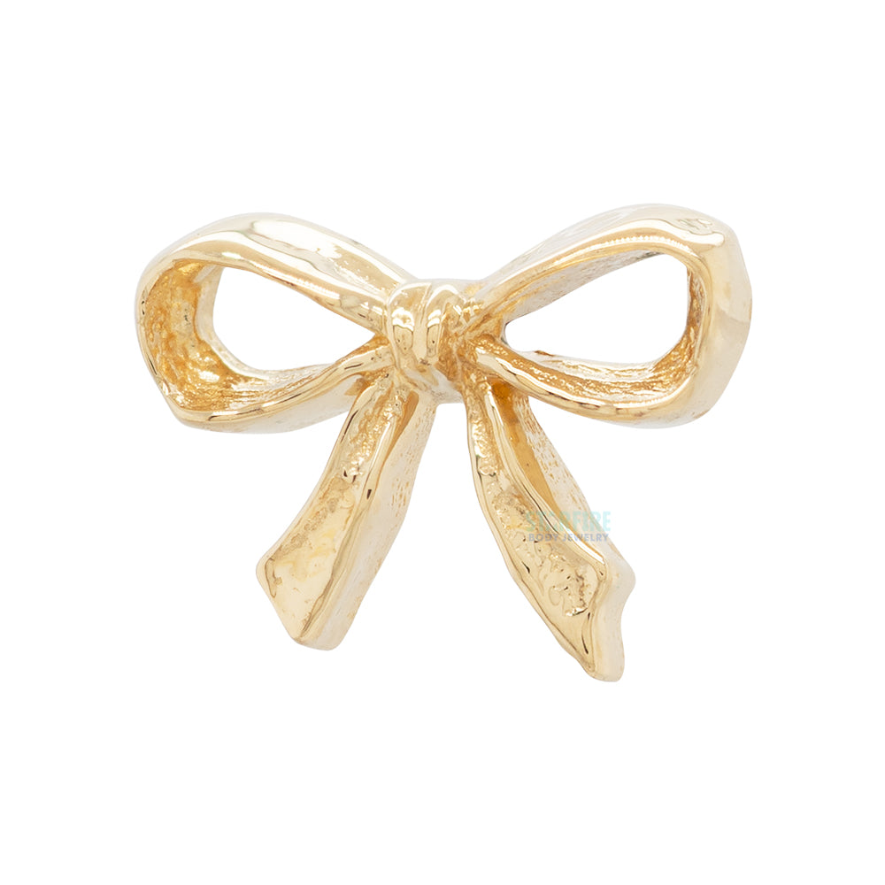 "Lovelee Bow 1" Threaded End in Gold