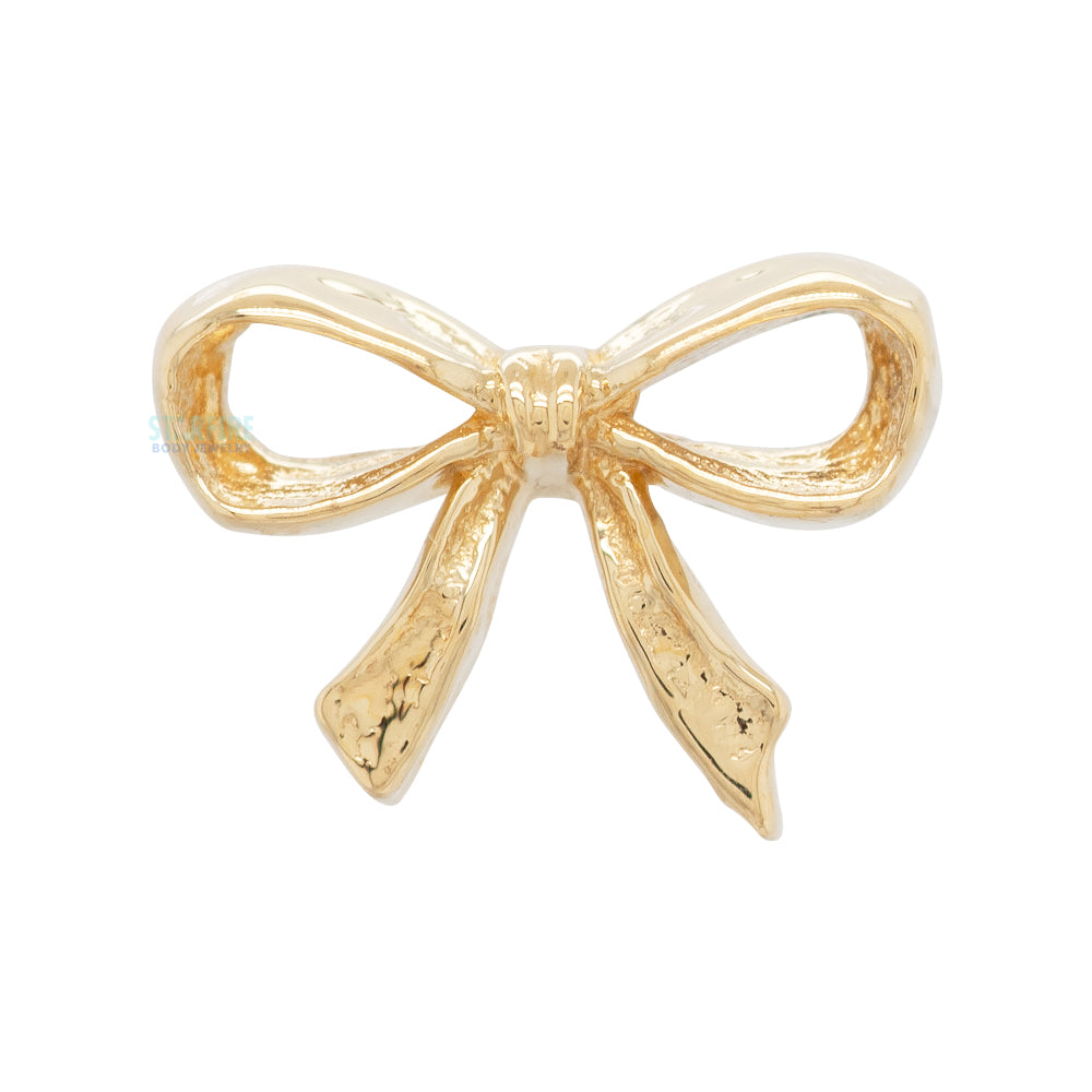 "Lovelee Bow 1" Threaded End in Gold