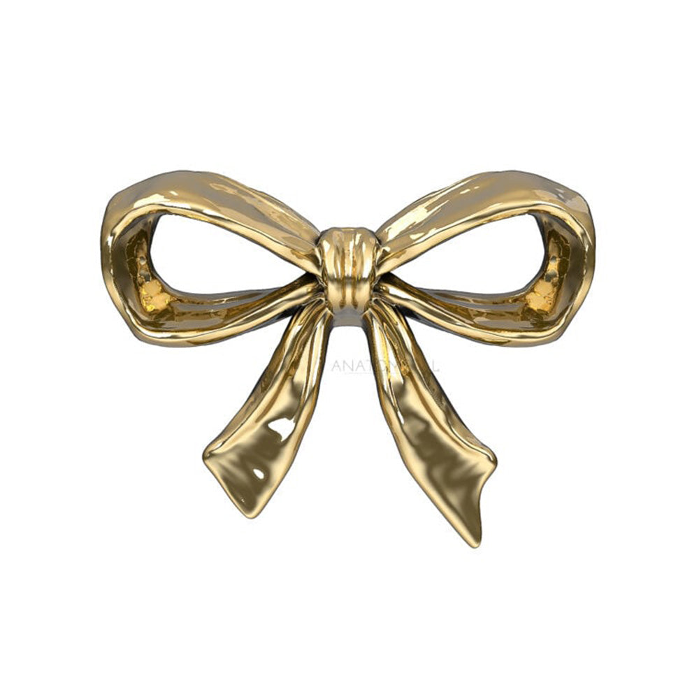 "Lovelee Bow 1" Threaded End in Gold