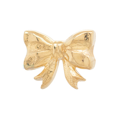 "Lovelee Bow 2" Threaded End in Gold