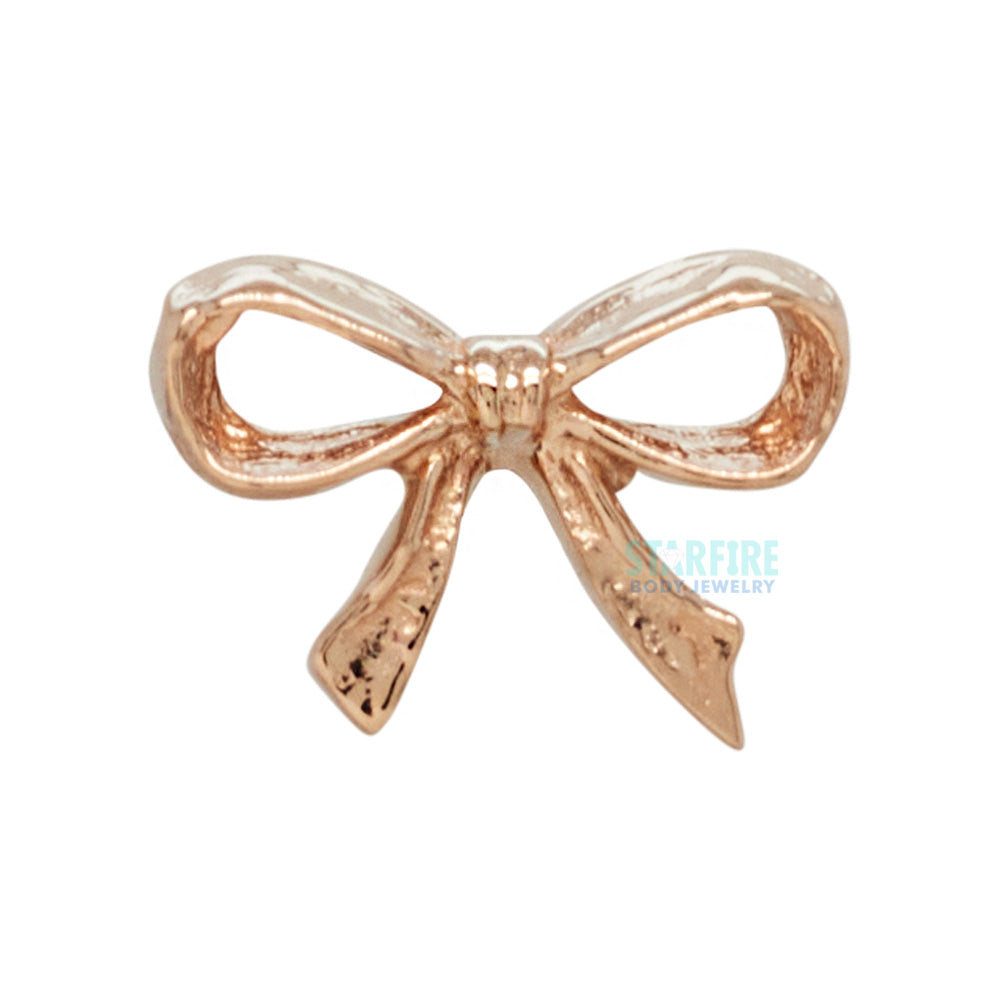"Lovelee Bow 1" Threaded End in Gold