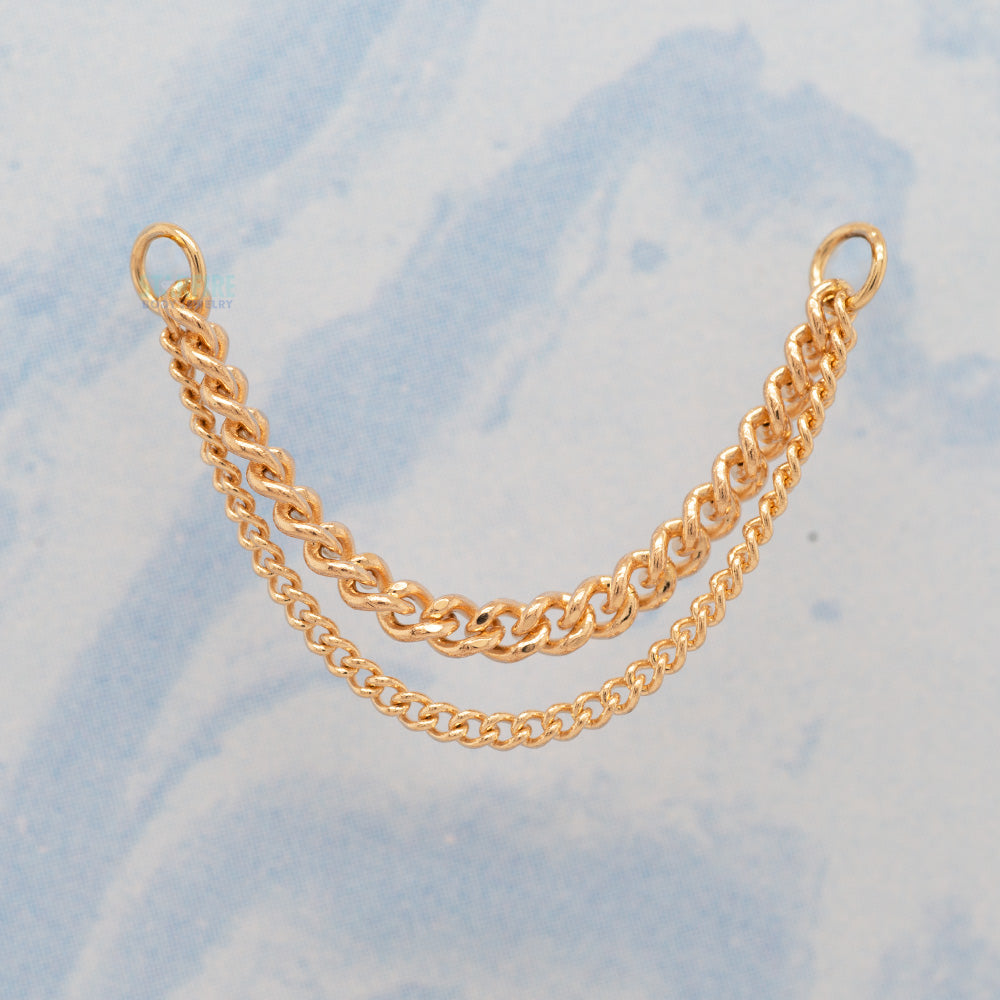 "Divine" Chain Attachment in Gold