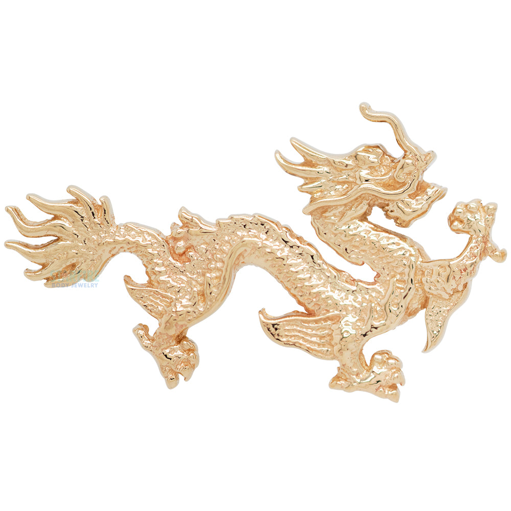 "Fei Long" Threaded End in Gold & Platinum