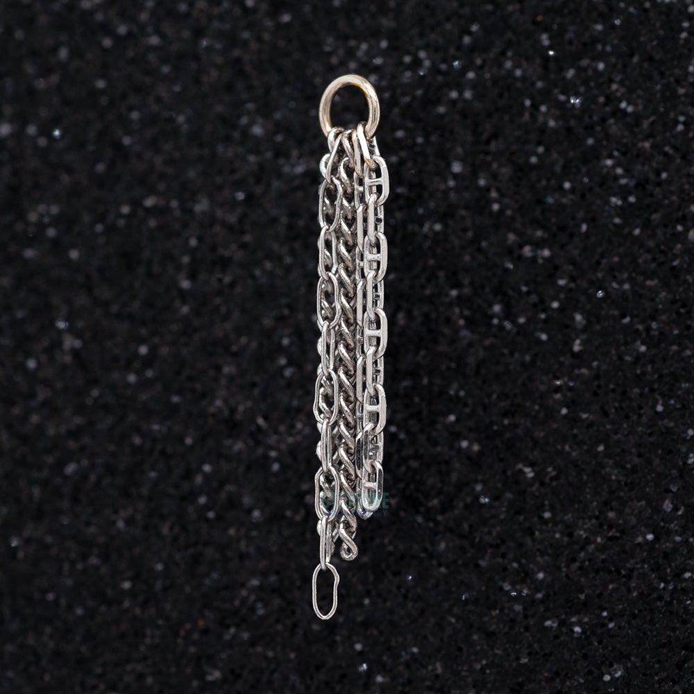 "Caer" Chain Charm in Gold