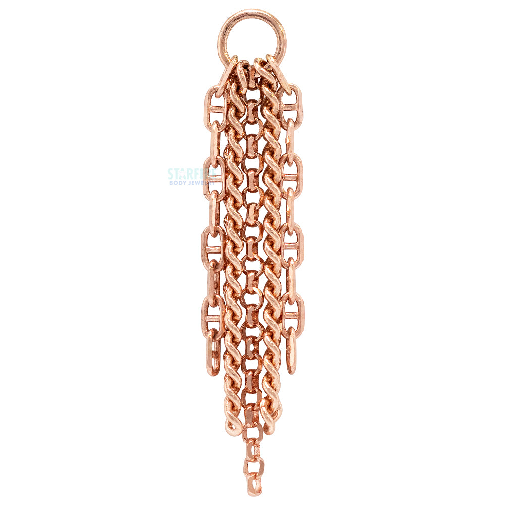 "Caer" Chain Charm in Gold