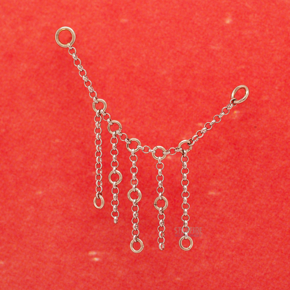 "In Bondage" Chain Attachment in Gold & Platinum