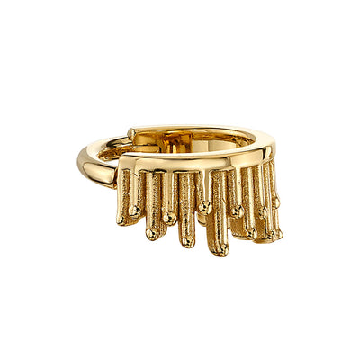 "Live to Tell" Hinge Ring in Gold