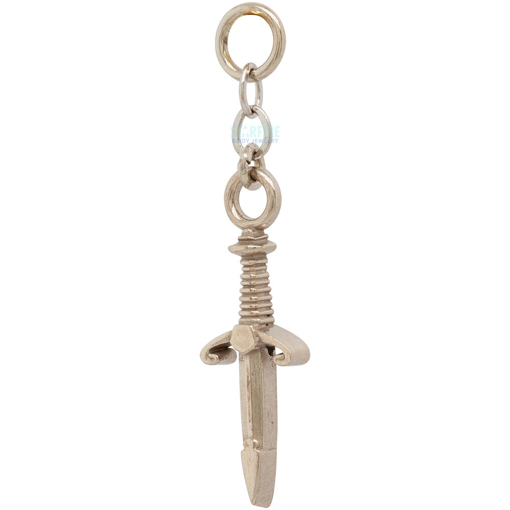 "Back Stabber" Chain Charm in Gold