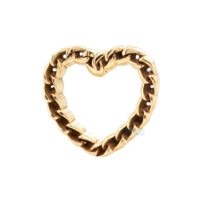 threadless: "Heart in Chains" End in Gold