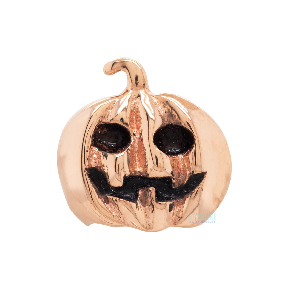 threadless: Pumpkin Face End in Gold