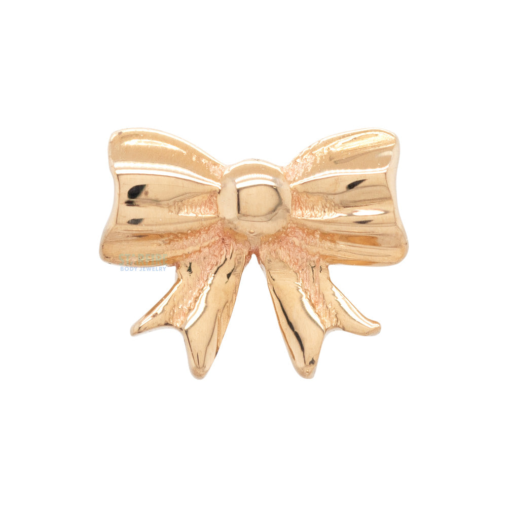 Gift Bow Threaded End in Gold