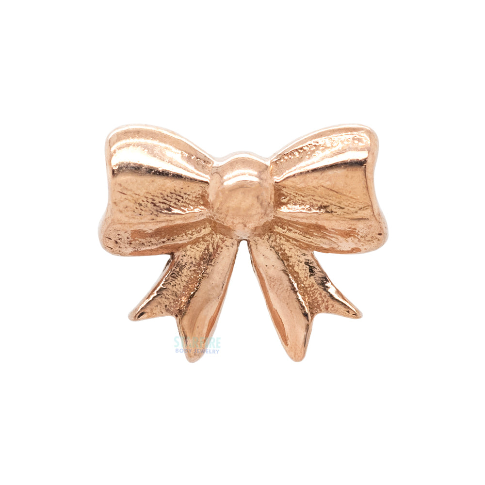 Gift Bow Threaded End in Gold