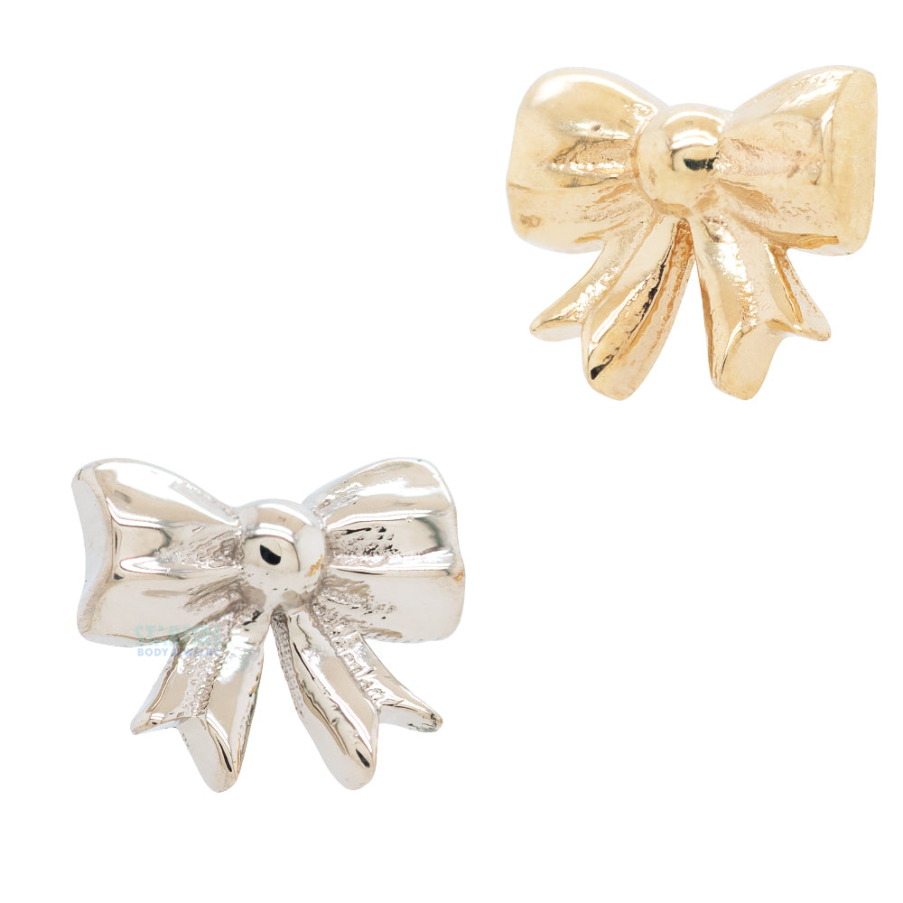 threadless: Gift Bow End in Gold