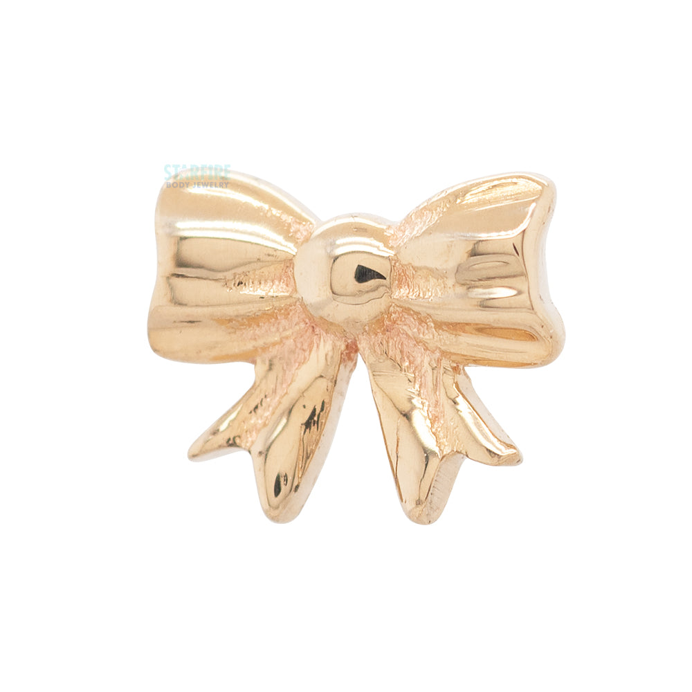 threadless: Gift Bow End in Gold