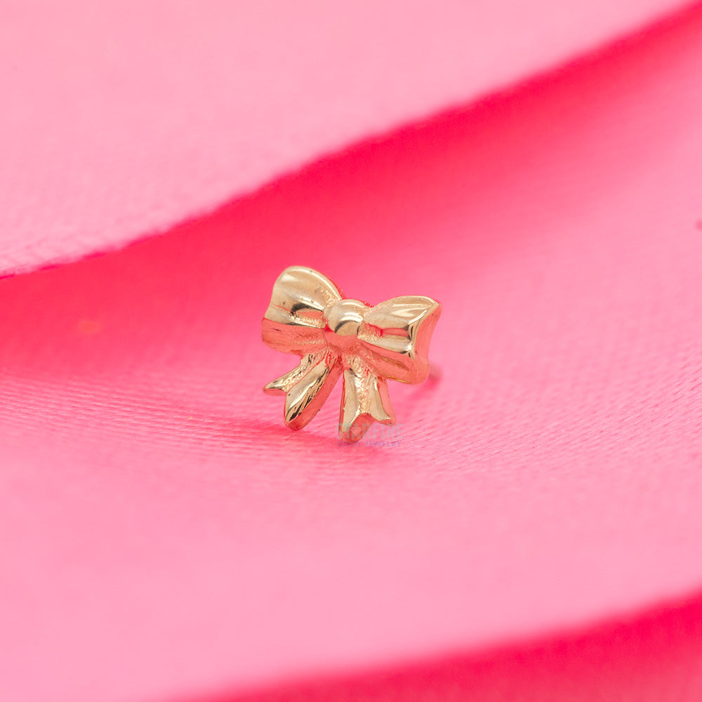 threadless: Gift Bow End in Gold