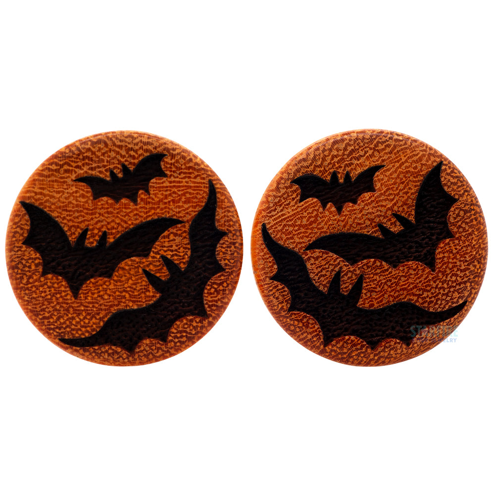 Bat Wood Plugs