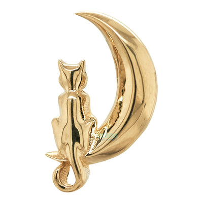 threadless: "Cat Moon" End in Gold