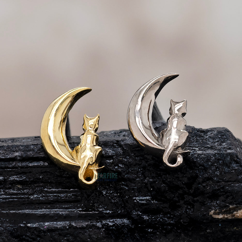 threadless: "Cat Moon" End in Gold