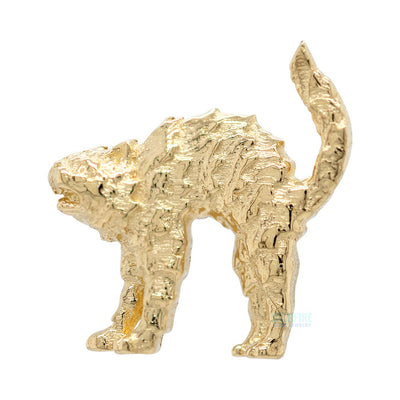 threadless: "Screeching Cat" End in Gold