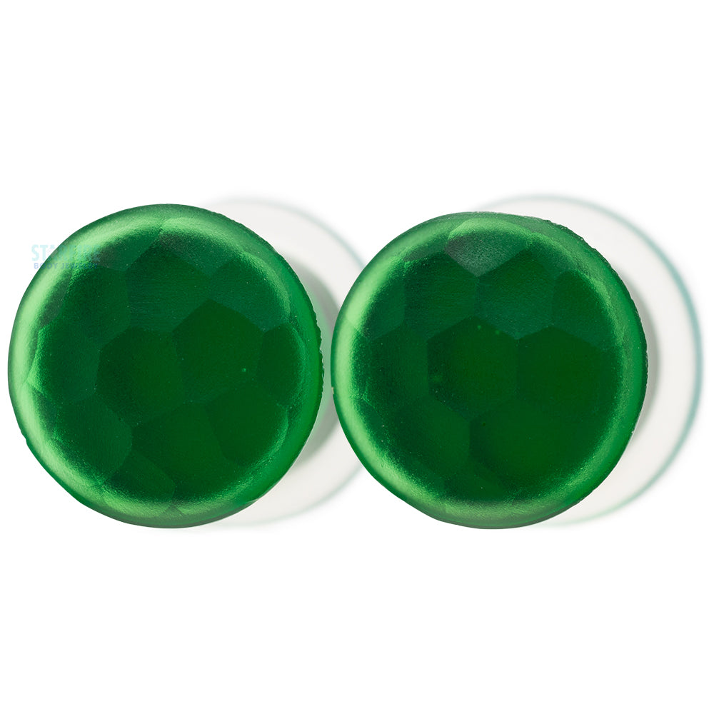 Martele Simple Glass Plugs - Emerald