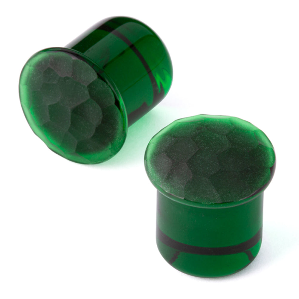 Martele Simple Glass Plugs - Emerald