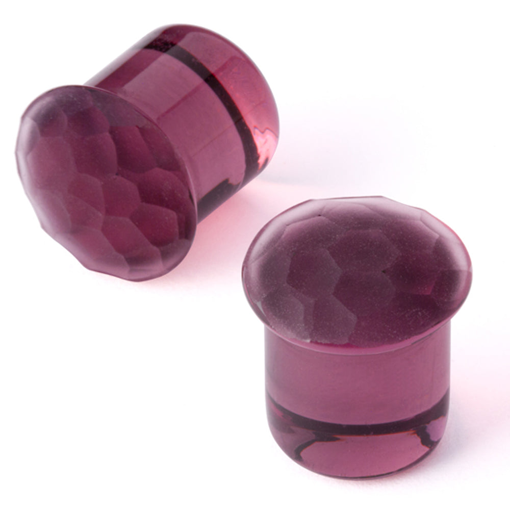 Martele Simple Glass Plugs - Purple