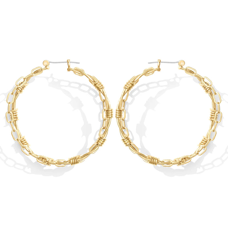 "Fury" Hoop Earrings