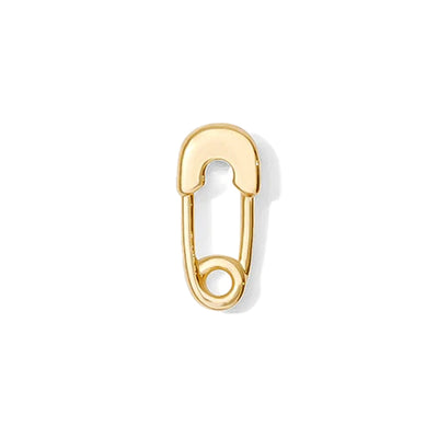 threadless: Safety Pin in Gold