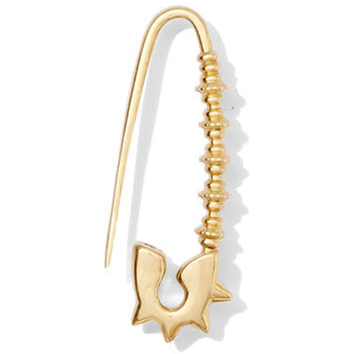 Spike Safety Pin Earring