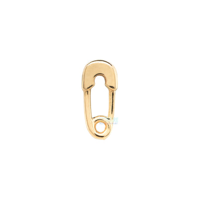 threadless: Safety Pin in Gold