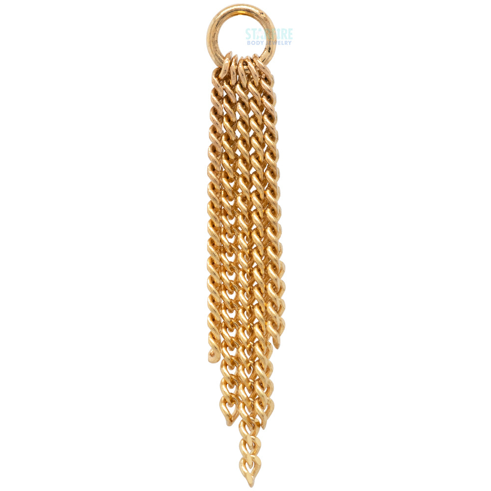 "Vista" Chain Charm in Gold