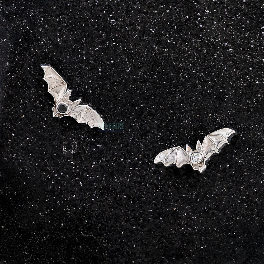 threadless: Bat End in Gold with CZ