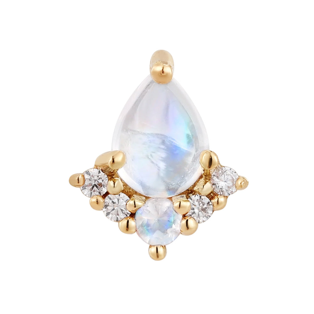 [ILYAND] 韓国ブランド☆14K☆Lucky Single Piercing ILYAND] 韓国ブランド☆14K☆Lucky Single Piercing