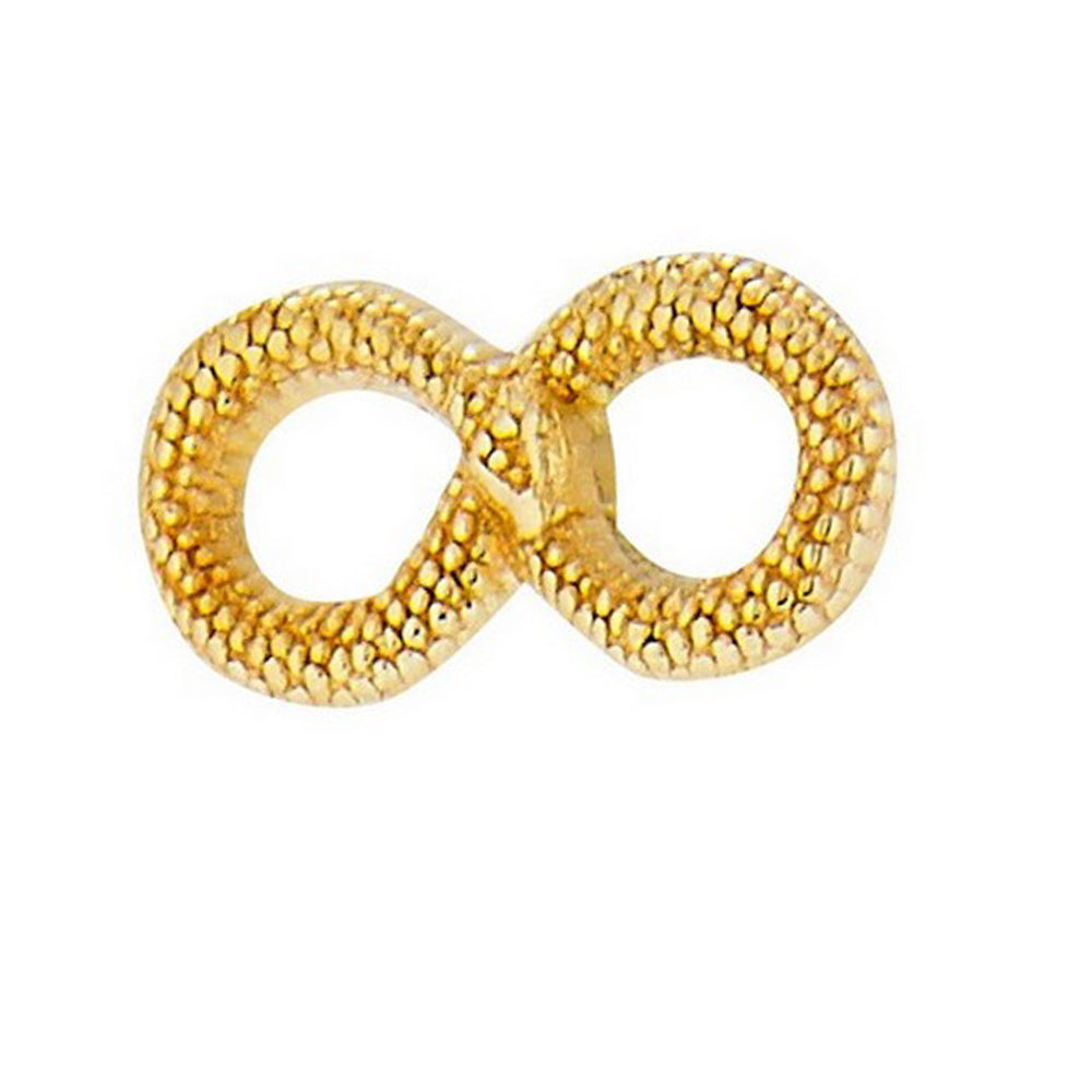 Infinity Snake Threaded End in Gold