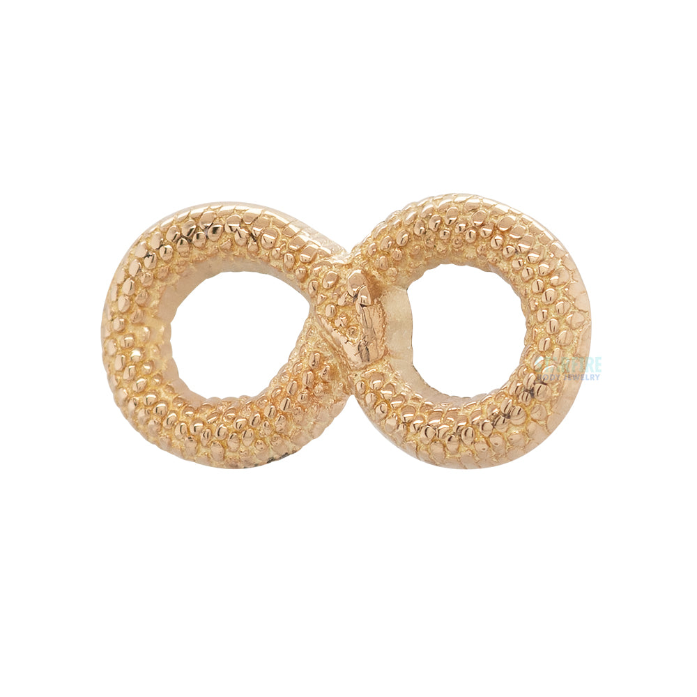 Body Gems threadless: Infinity Snake End in Gold – Starfire Body ...