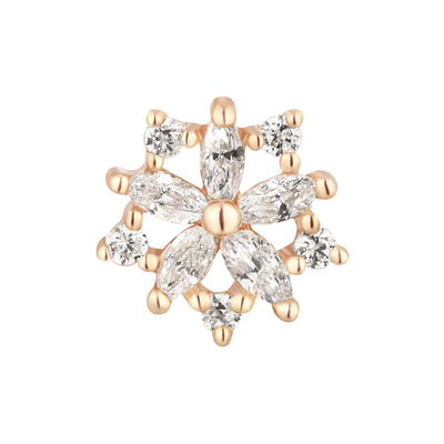 threadless: "Luminescent" End in Gold with CZ's