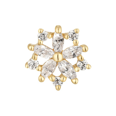 threadless: "Luminescent" End in Gold with CZ's