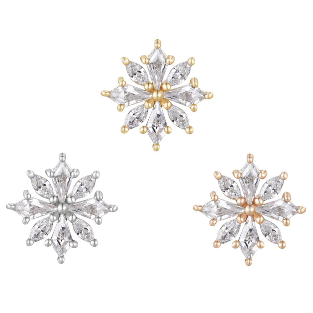 threadless: "Hauteness" End in Gold with CZ's