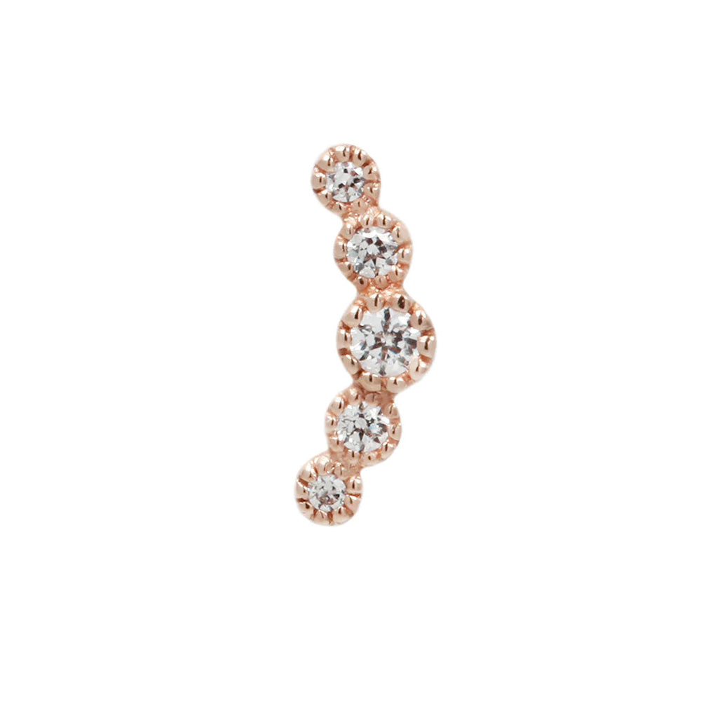 threadless: "Infinity" End in Gold with CZ's