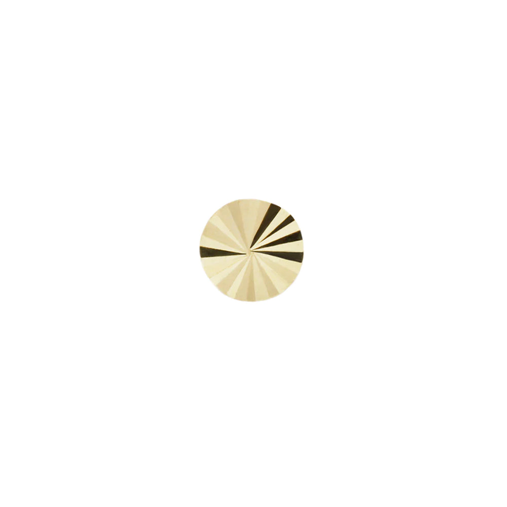 threadless: Lazer Disk End in Gold