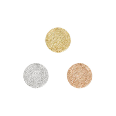 threadless: Textured Disk End in Gold